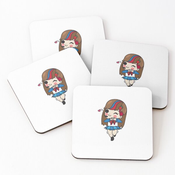 Item preview, Cute Kawaii Chibi Kpop Cartoon Girl Singer Wink designed and sold by KawaiiStickers-.