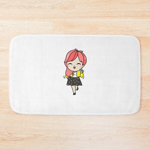 Item preview, Cute Kawaii Chibi Kpop Cartoon Girl Singer designed and sold by KawaiiStickers-.