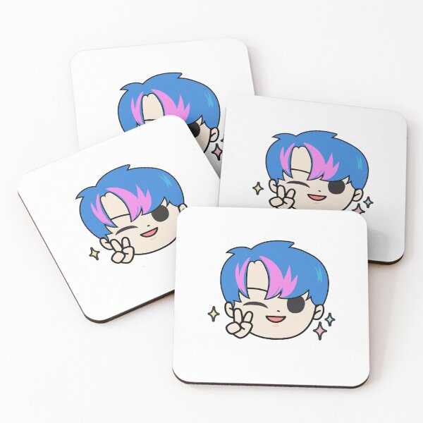 Item preview, Cute Kawaii Chibi Kpop Cartoon Male Singer Wink designed and sold by KawaiiStickers-.