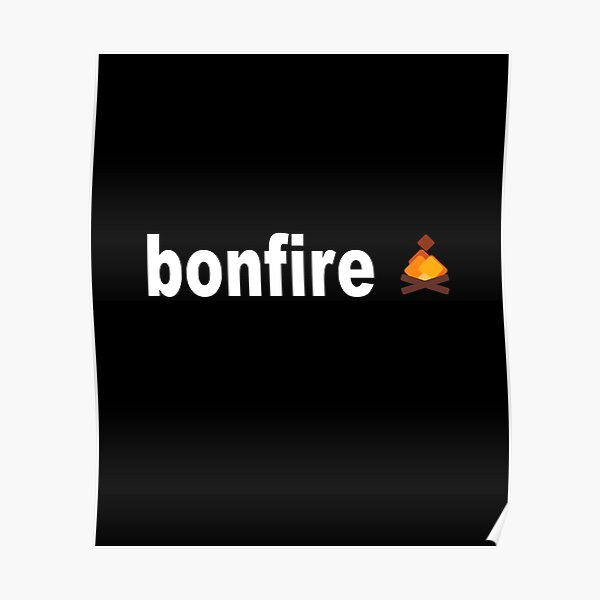 Bonfire Coin Bonfire Crypto Poster