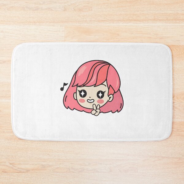 Item preview, Cute Kawaii Chibi Kpop Cartoon Girl Singer designed and sold by KawaiiStickers-.