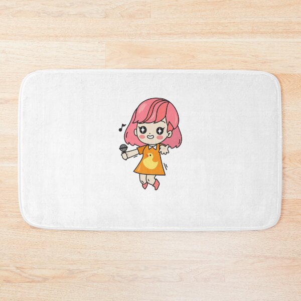 Item preview, Cute Kawaii Chibi Kpop Cartoon Girl Singer designed and sold by KawaiiStickers-.