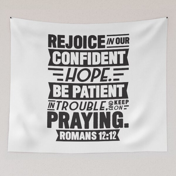 Item preview, Romans 12:12 designed and sold by plushism.