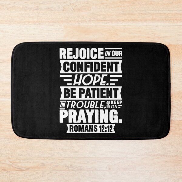 Item preview, Romans 12:12 designed and sold by plushism.
