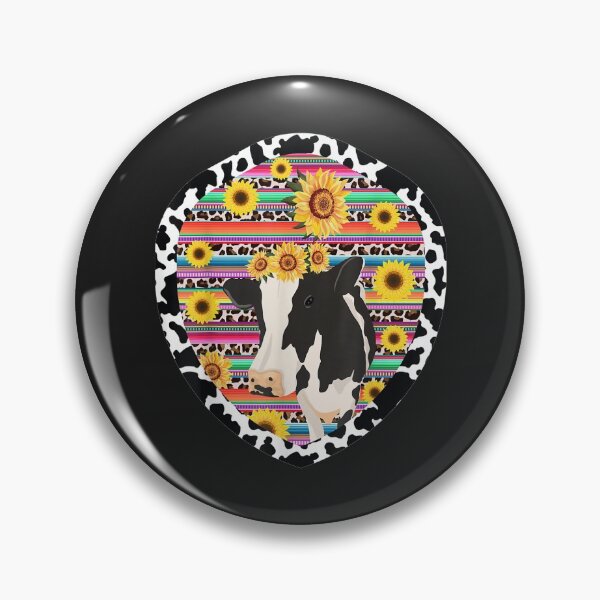 Item preview, Dairy Cow Heifer Mom Farming Serape Leopard Sunflower TShirt175 designed and sold by pennyzella.