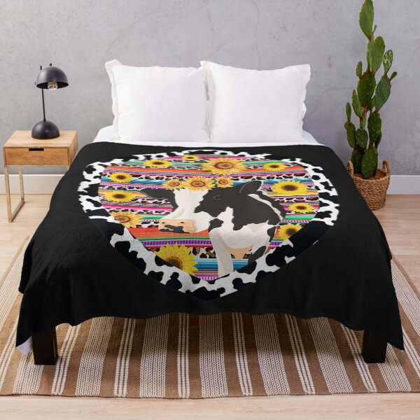 Item preview, Dairy Cow Heifer Mom Farming Serape Leopard Sunflower TShirt175 designed and sold by pennyzella.