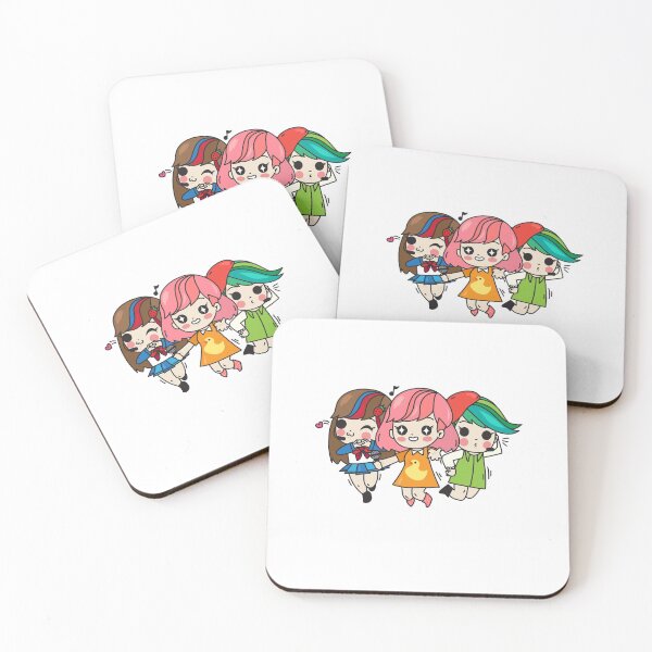 Item preview, Cute Kawaii Chibi Kpop Star Cartoon Female Singers designed and sold by KawaiiStickers-.