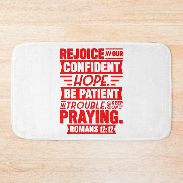 Item preview, Romans 12:12 designed and sold by plushism.