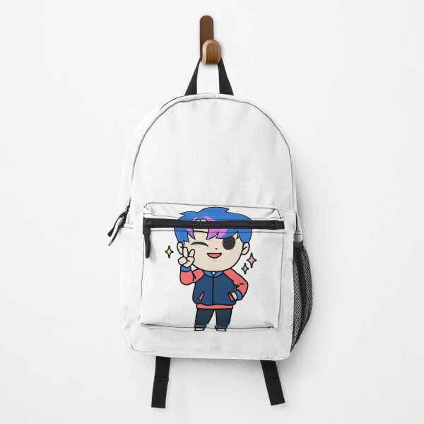 Item preview, Cute Kawaii Chibi Kpop Cartoon Boy Singer Blue Hair designed and sold by KawaiiStickers-.