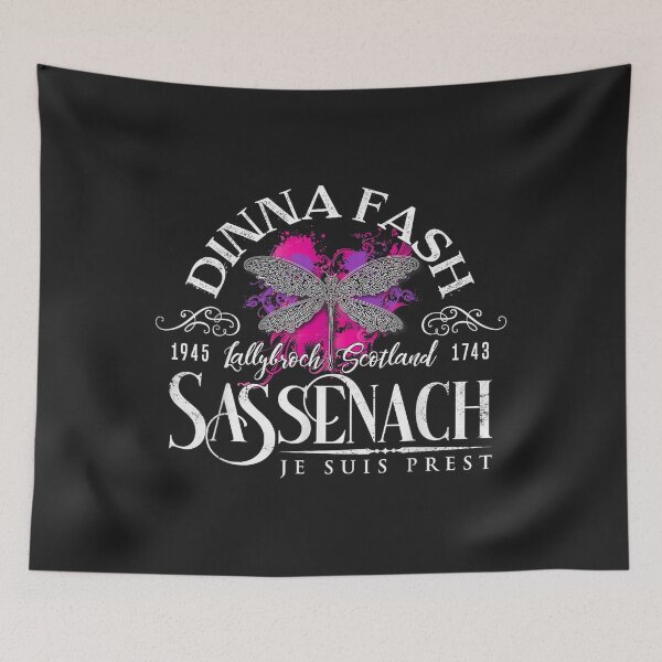 Item preview, Dinna Fash Sassenach  Dragonfly Outlander Color Splash TShirt19 designed and sold by pennyzella.