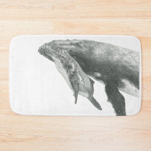 Item preview, Whale and calf designed and sold by maxsu.