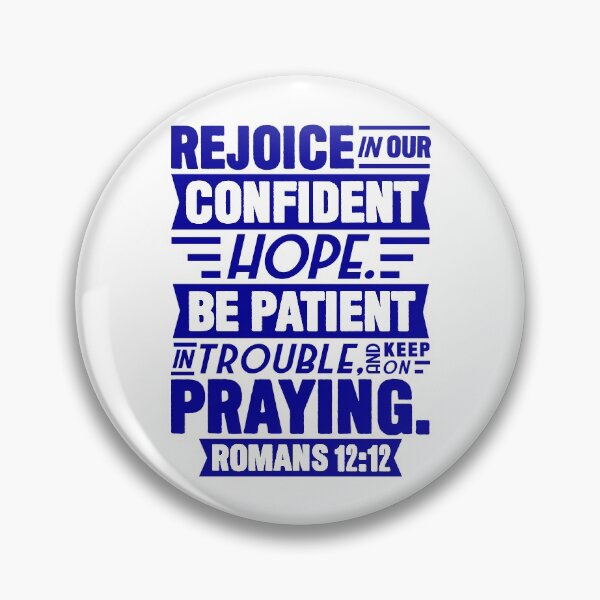 Item preview, Romans 12:12 designed and sold by plushism.