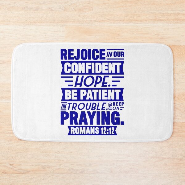 Item preview, Romans 12:12 designed and sold by plushism.