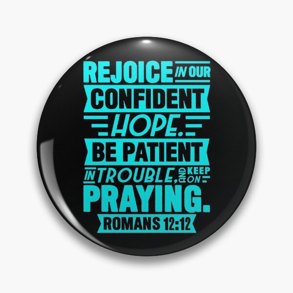 Item preview, Romans 12:12 designed and sold by plushism.