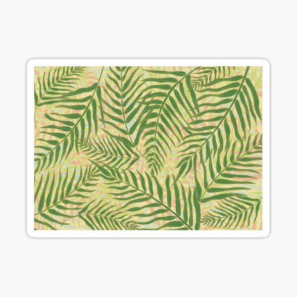 Tropical Leaves Sticker