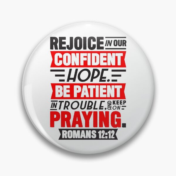 Item preview, Romans 12:12 designed and sold by plushism.