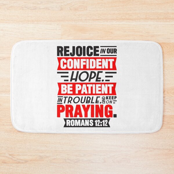 Item preview, Romans 12:12 designed and sold by plushism.