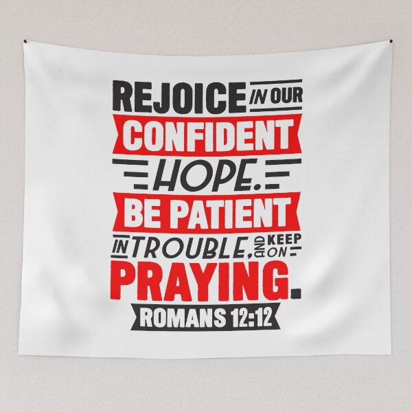 Item preview, Romans 12:12 designed and sold by plushism.
