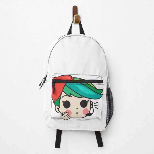 Item preview, Cute Kawaii Chibi Kpop Cartoon Female Singer Green Hair designed and sold by KawaiiStickers-.