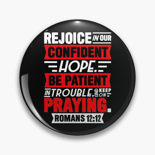 Item preview, Romans 12:12 designed and sold by plushism.