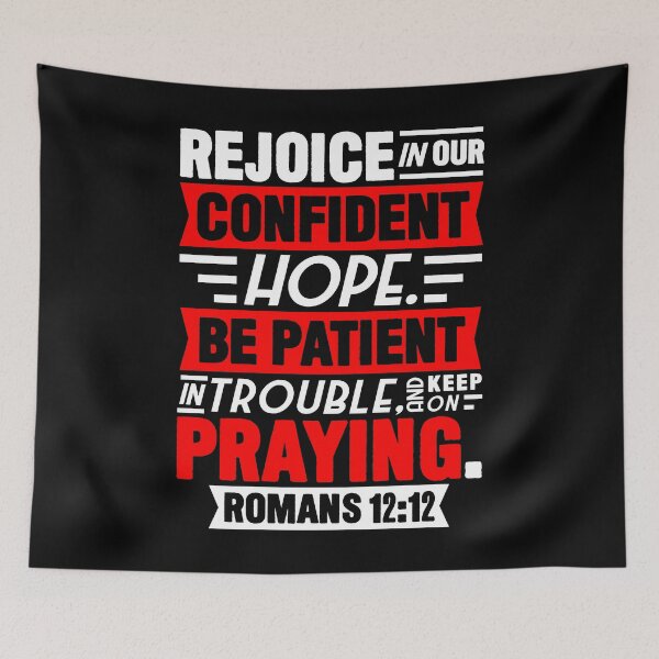 Item preview, Romans 12:12 designed and sold by plushism.