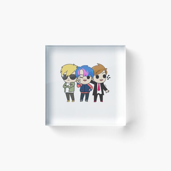 Item preview, Cute Kawaii Chibi Kpop Cartoon Male Singers designed and sold by KawaiiStickers-.