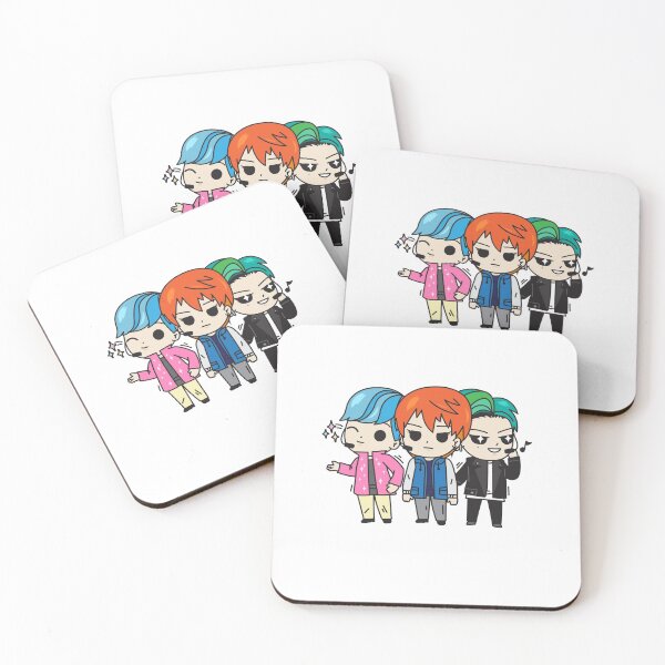 Item preview, Cute Kawaii Chibi K-pop Cartoon Male Singers designed and sold by KawaiiStickers-.