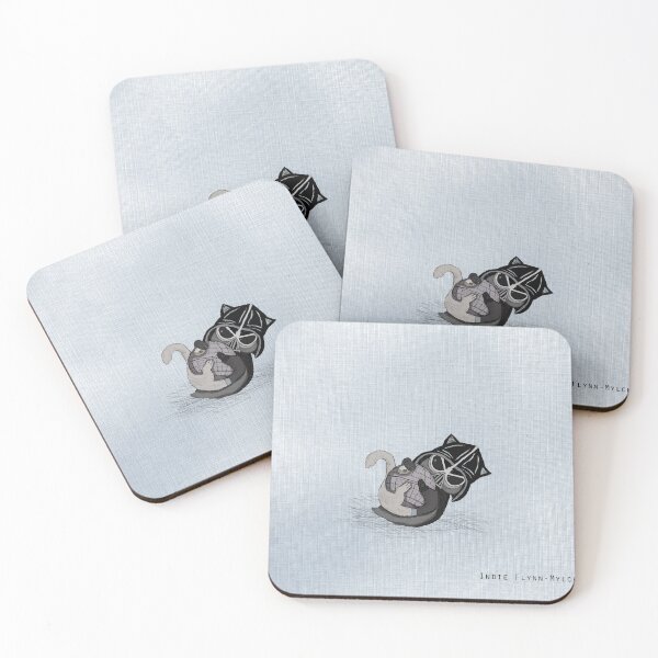 Item preview, Darth Vader kitty at play designed and sold by IndieFlynn.