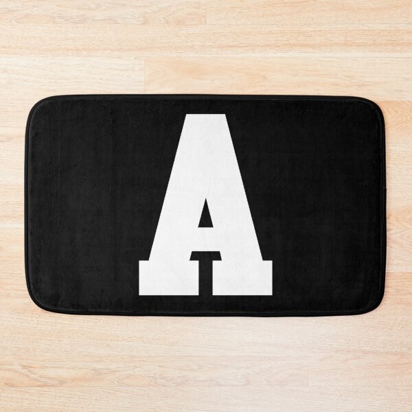 Item preview, Alphabet, White A, Sports letter A designed and sold by TheCultStuff.