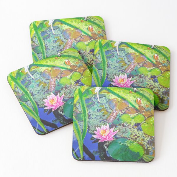 Item preview, Water Lily Pond designed and sold by LornaBowdenART.