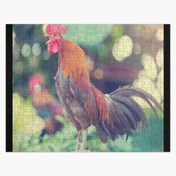Chicken With Hat Jigsaw Puzzles | Redbubble