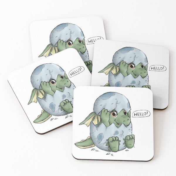 Item preview, Hello! Hatching Baby Dragon designed and sold by PhoenixGrayson.