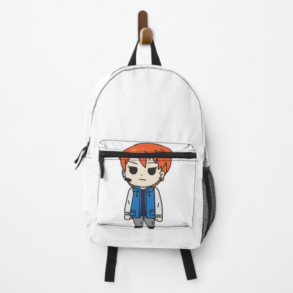 Item preview, Cute Kawaii Chibi K-pop Cartoon Guy Singer Orange Hair designed and sold by KawaiiStickers-.