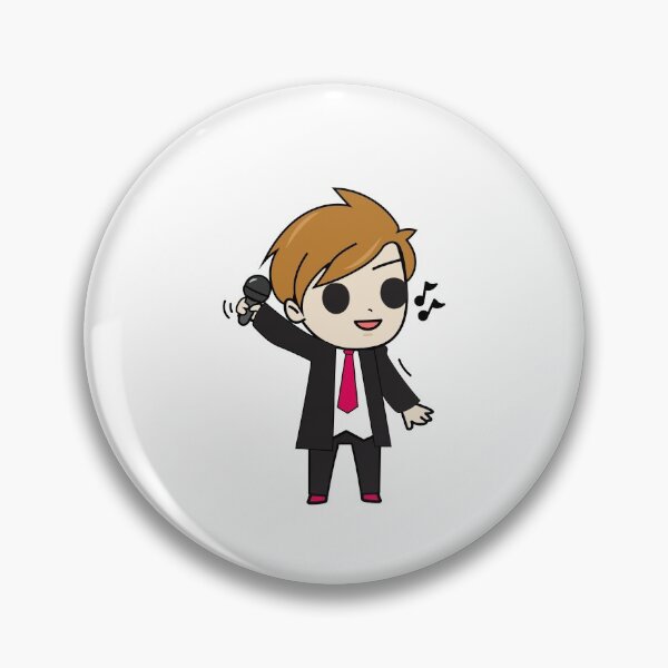 Item preview, Cute Kawaii Chibi K-pop Cartoon Boy Singer Sunglasses designed and sold by KawaiiStickers-.