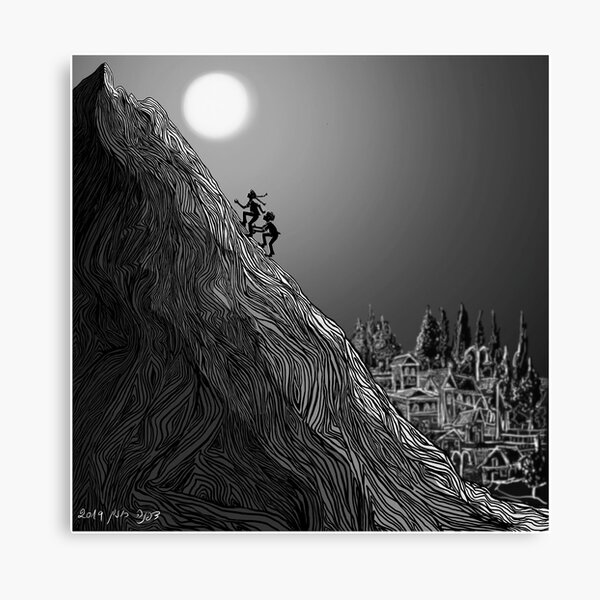 Up the hill! Canvas Print