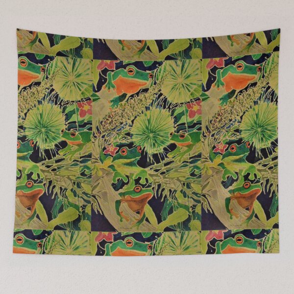 Item preview, Green Tree Frog Version 2.0 Largest Image designed and sold by MottoDigging.