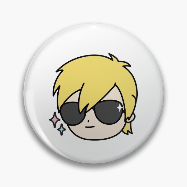 Item preview, Cute Kawaii Chibi K-pop Cartoon Boy Singer Sunglasses designed and sold by KawaiiStickers-.