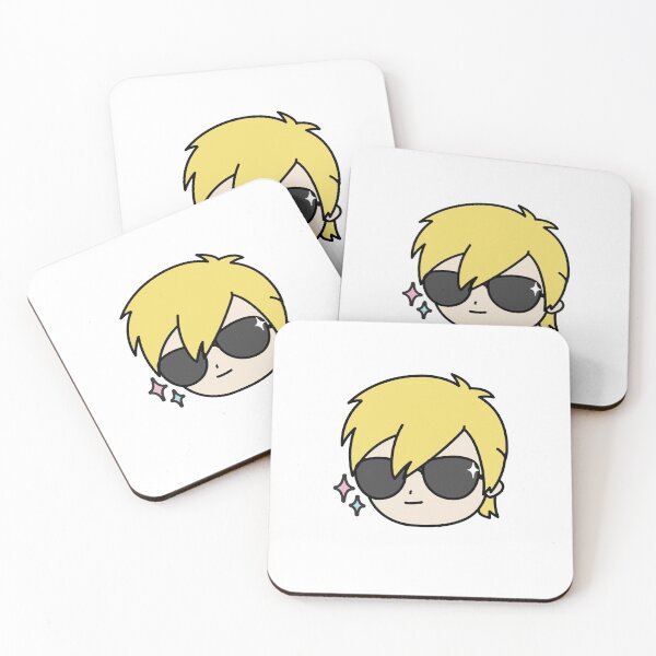 Item preview, Cute Kawaii Chibi K-pop Cartoon Boy Singer Sunglasses designed and sold by KawaiiStickers-.