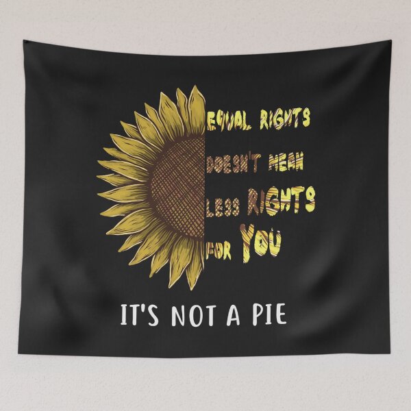 Item preview, Equal Rights For Others Its Not Pie Sunflower Sweatshirt180 designed and sold by pennyzella.
