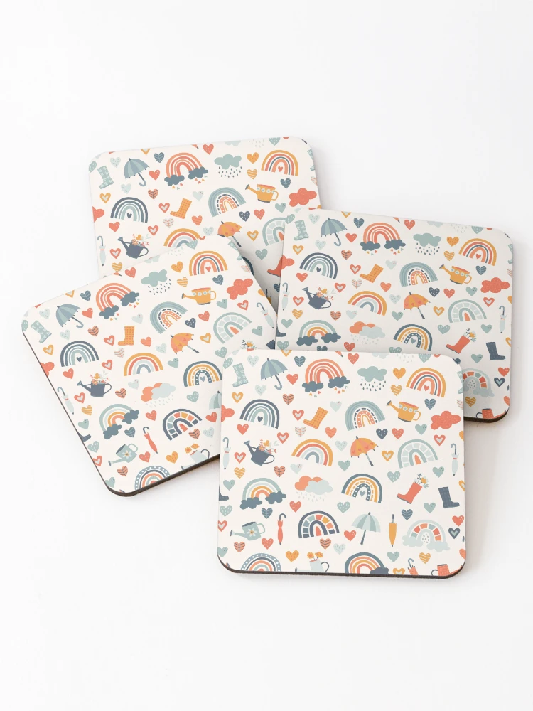Thumbnail 1 of 5, Coasters (Set of 4), Hello Spring designed and sold by melomania.