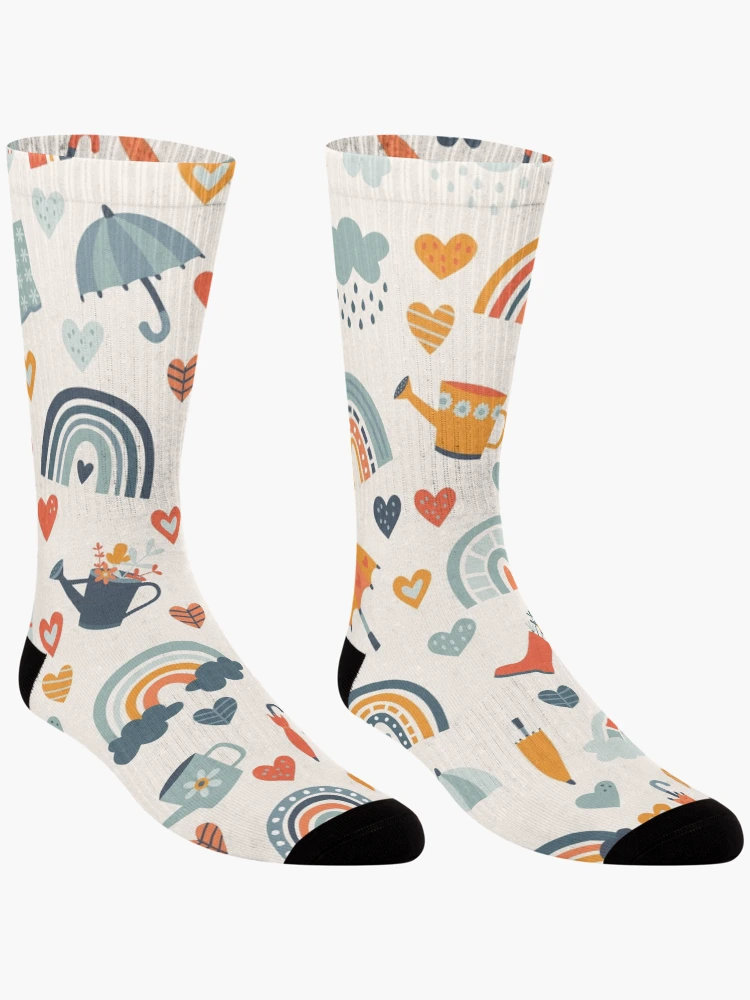 Thumbnail 3 of 5, Socks, Hello Spring designed and sold by melomania.