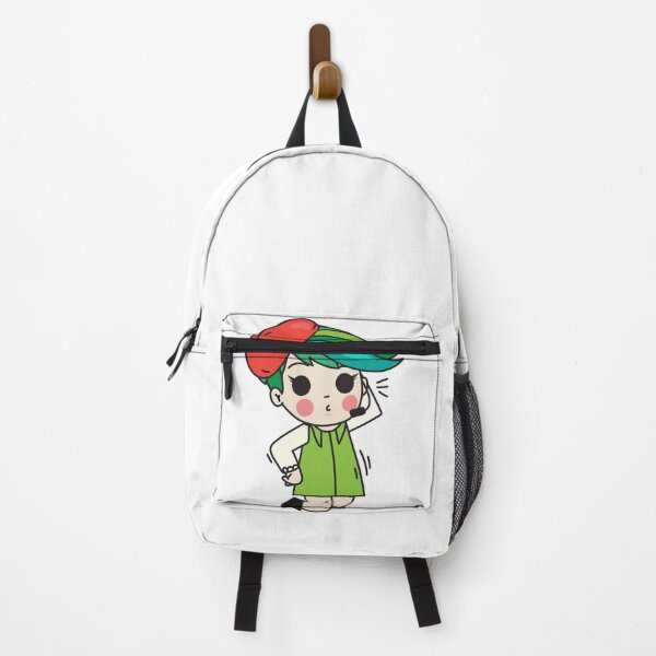 Item preview, Cute Kawaii Chibi K-pop Cartoon Girl Singer Green Hair designed and sold by KawaiiStickers-.