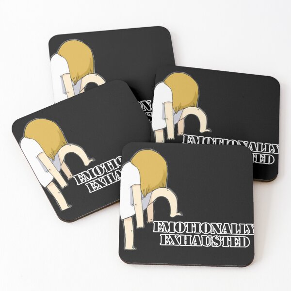 Item preview, Emotionally exhausted  designed and sold by Reets_Redbubble.