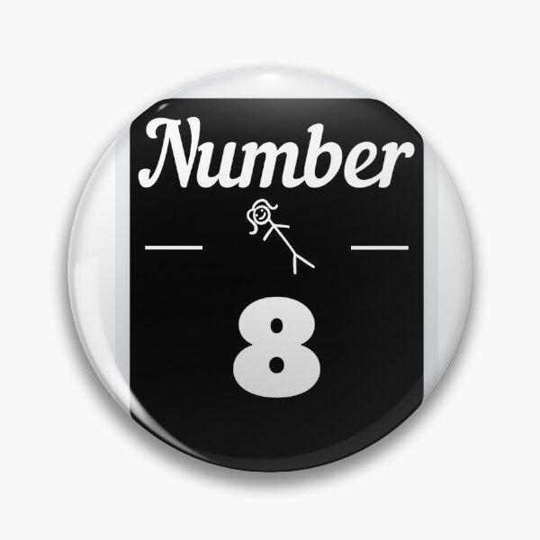 Item preview, Number 8 funny t-shirt  designed and sold by MOUSSDESIGN.