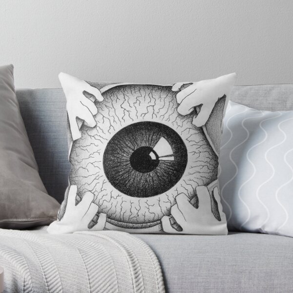 Insomnia (Eyeball) Throw Pillow