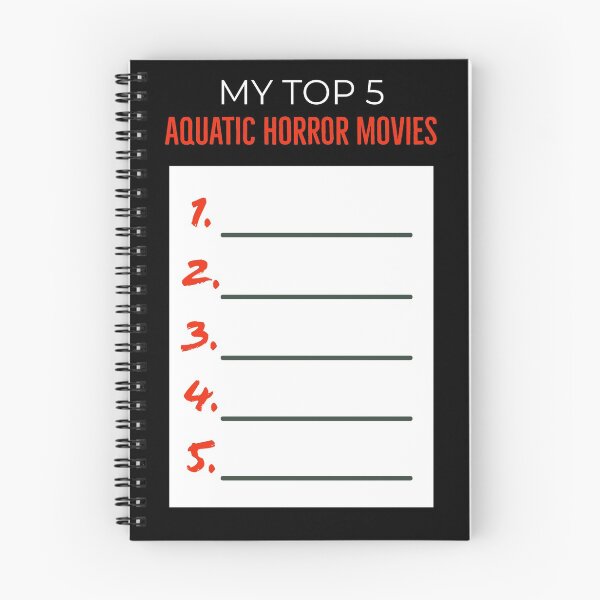 Item preview, My Top 5 Aquatic Horror Movies  designed and sold by RedOnBlack2020.
