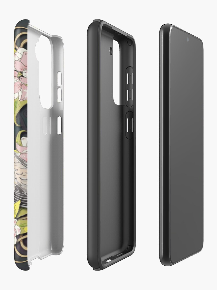 Alternate view of Celtic Collared Doves in Blossom Case & Skin for Samsung Galaxy
