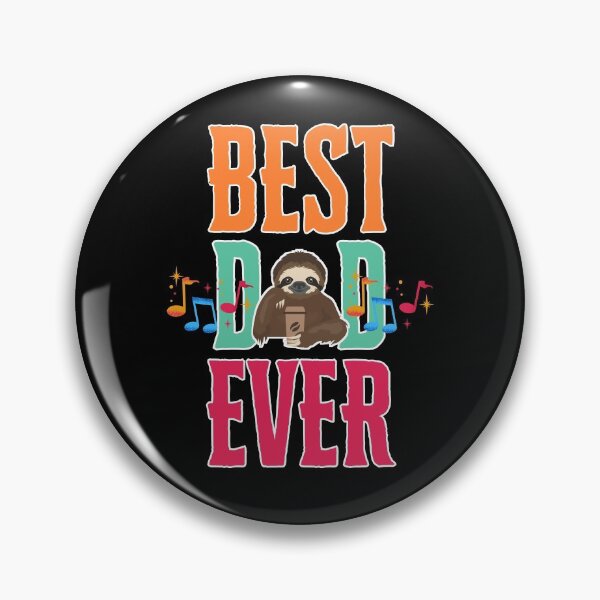 Item preview, best sloth dad ever music notes  designed and sold by ReichBourne.