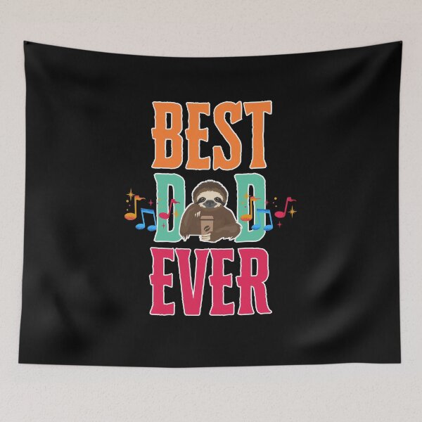 Item preview, best sloth dad ever music notes  designed and sold by ReichBourne.