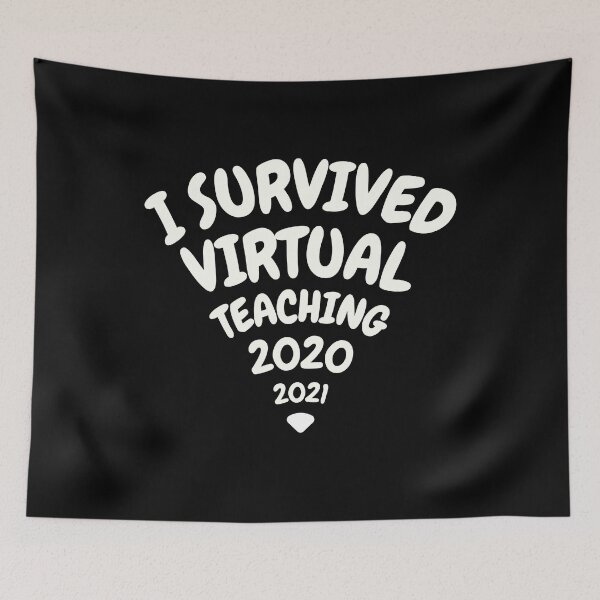 Item preview, i survived virtual teaching Last day of school  designed and sold by aimanart.